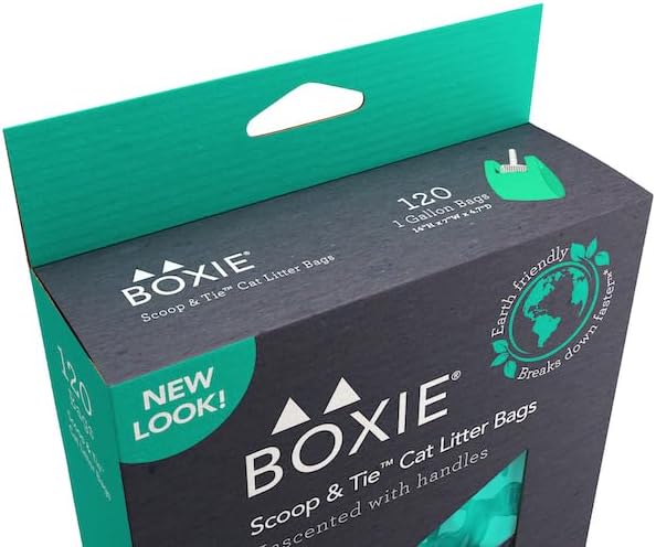 Boxie Sustainable Scoop & Tie Pet Waste Bags, Leak-Proof, Easy-to-Tie Handles - Image 7