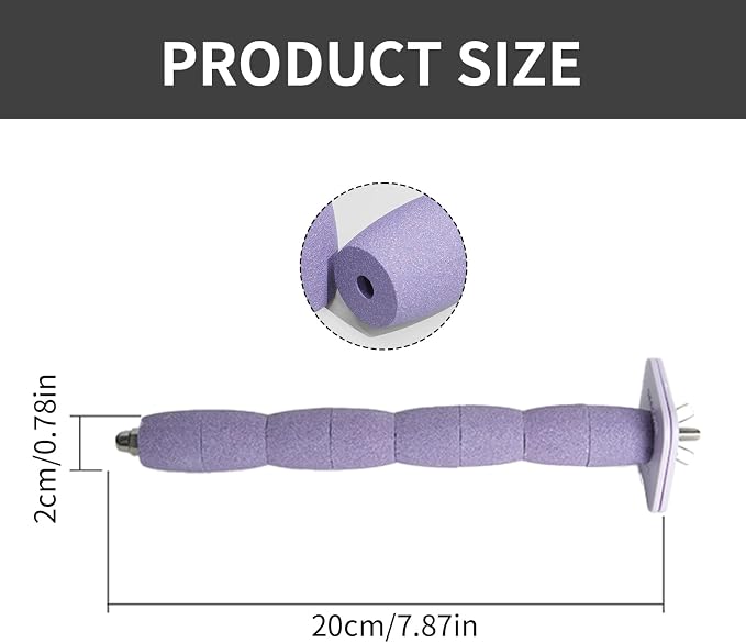 Parrot Perch Birds Nail File Perch Abrasive Surface Ceramic Paw Grinding Stick - Image 8