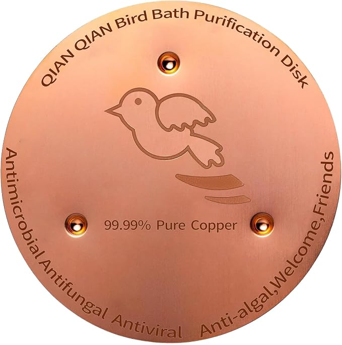 Bird Bath Copper Disk, Copper Bird Bath Purification Disk, Pure Copper Cleaning - Image 8