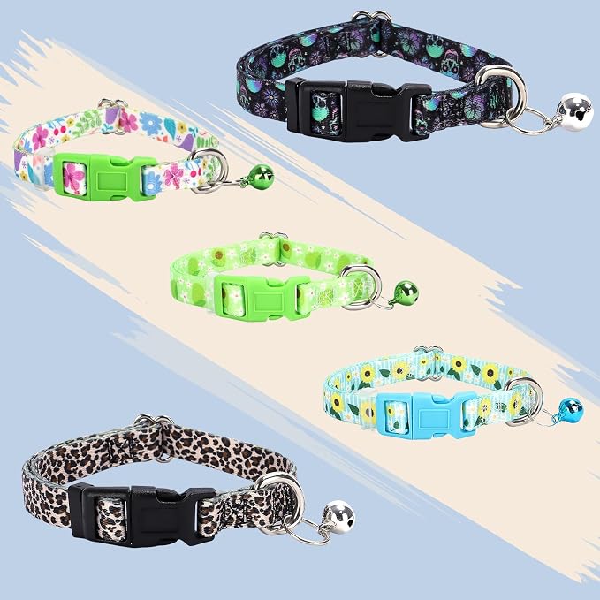 Puppy Collar with Bell,Nylon - Image 6