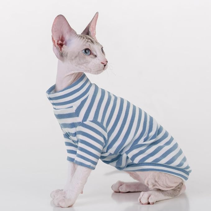 PUMYPOREITY Sphynx Cat Clothes, Soft Hairless Shirt - Image 5