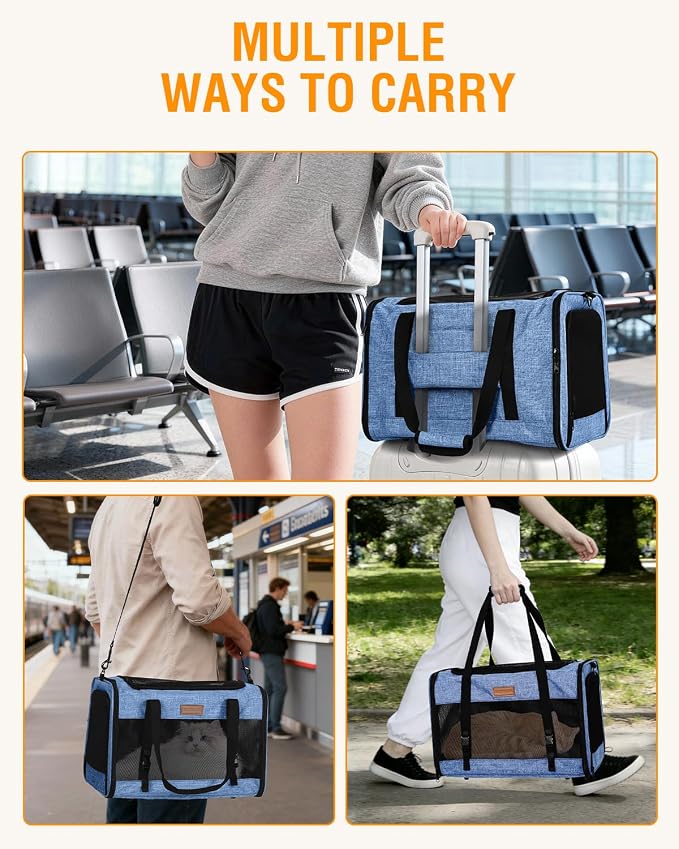 PETUX Large Pet Carrier for Large Cats & Small Dogs - Image 9