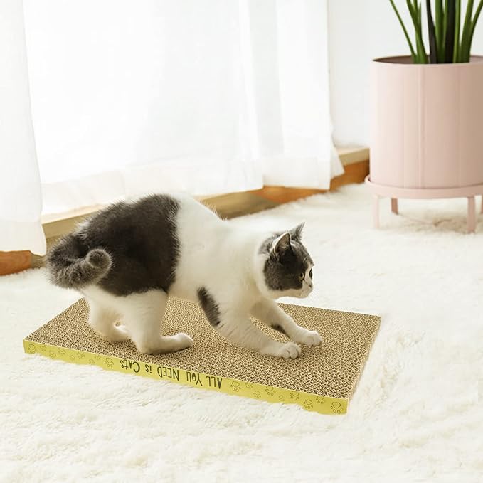 3 Pack Cardboard Cat Scratcher Pads Cat Scratching Board - Image 7