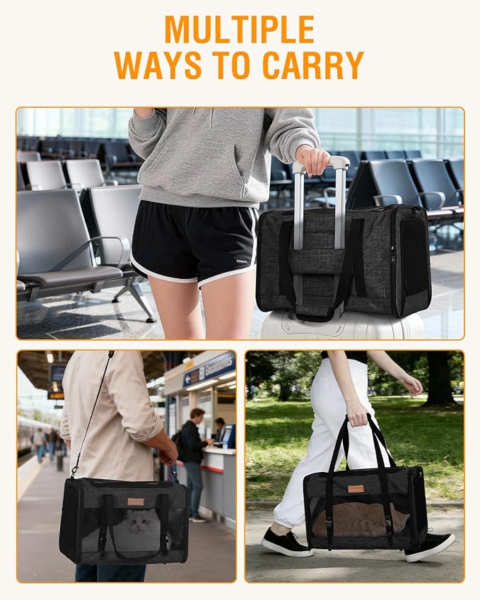 PETUX Large Pet Carrier for Large Cats & Small Dogs - Image 9