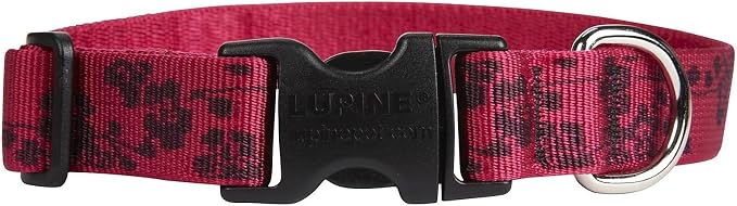 LupinePet Originals 1" Plum Blossom 16-28" Adjustable Collar - Image 2