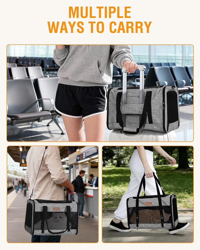PETUX Large Pet Carrier for Large Cats & Small Dogs - Image 9