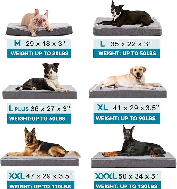 Medium Dog Beds for Medium Dogs, Memory Foam Dog Bed, Orthopedic Small Dog Bed - Image 6