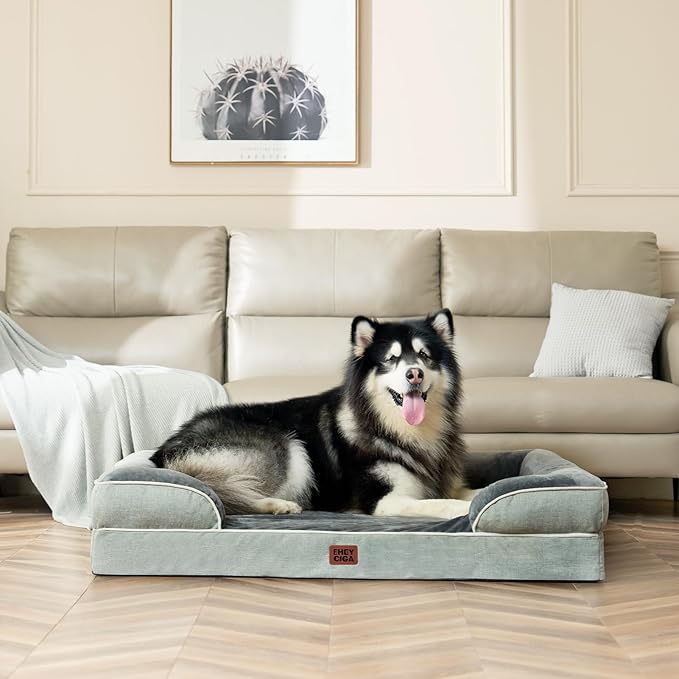 EHEYCIGA Orthopedic XL Dog Beds, Waterproof Memory Foam Dog Bed - Image 9