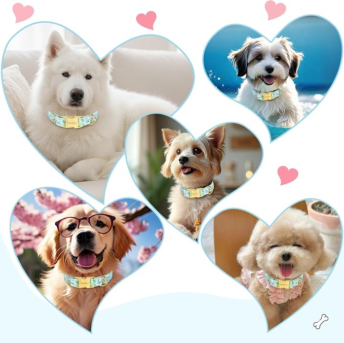 Easter Dog Collar for Medium Dogs, Easter & Spring Theme Medium Dog Collar - Image 8