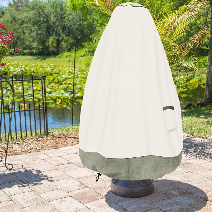 Bitubi Fountain Cover(52"x68") 600D Oxford Cloth Garden Fountain Statue - Image 5