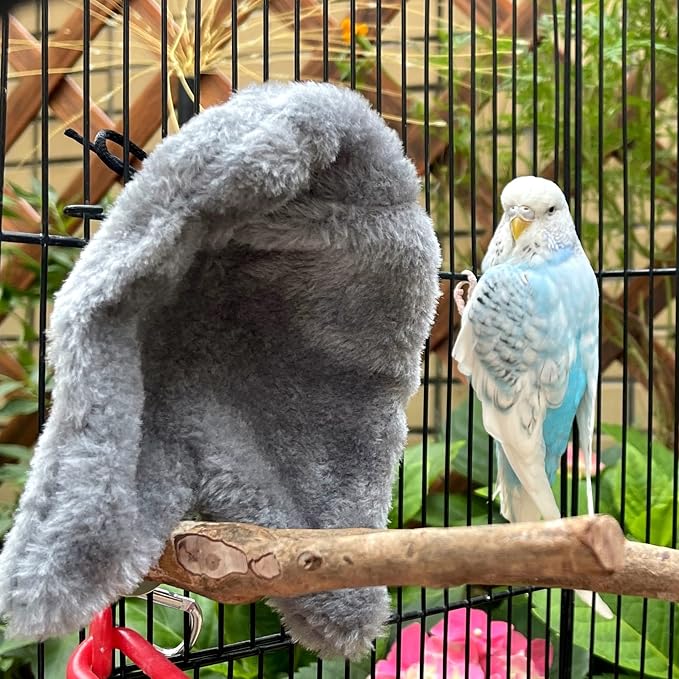 Comfort Corner Fleece Bird Blanket Parrot Cage Snuggle Hut Warm Bird Nest House - Image 7
