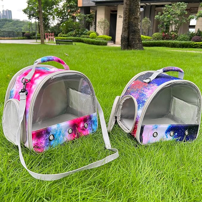 Guinea Pig Carrier Cage for 2, Bearded Dragon Travel Carrier for Small Animal - Image 6
