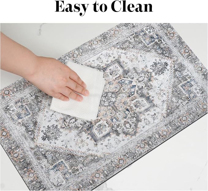 Dog Food Mats for Floors, Absorbent Dog Bowl Mat for Food and Water Dispenser - Image 7