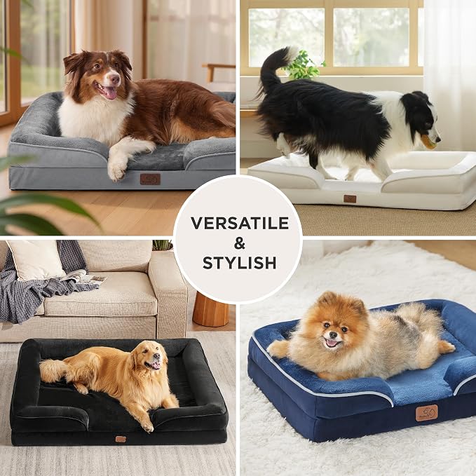 Bedsure Orthopedic Dog Bed for Medium Dogs - Image 9