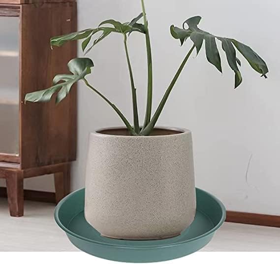 6 Pack of 12 inch Plant Saucer Bird Bath Bowl, Heavy Duty Plastic Plant Saucer - Image 7
