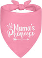 Mama's Princess Pink Dog Bandana, Cute Crown Pet Scarf Accessories by ZBBFSCSB