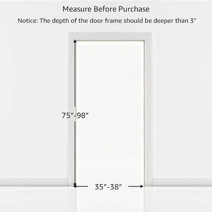 unipaws 75" High Extra Tall Cat Gate, Auto Closing and No Drilling Safety Gate - Image 7