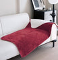 gogobunny Waterproof Bed Blanket, Reversible Sherpa Fleece Throw Blanket by gogobunny