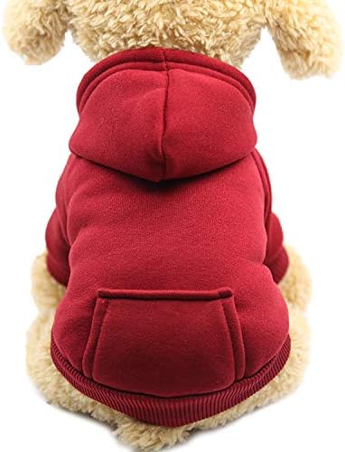 Jecikelon Winter Dog Hoodie Sweatshirts by Jecikelon