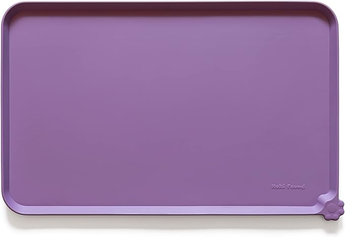 Hoki Found Large High-Sided Silicone Pet Food Tray by Hoki+Found