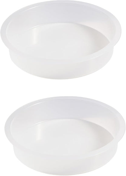 2pcs Plastic Round Bird Feeders Bowls, Wild Birds Seed Feeder Tray Bird Bath by Unknown