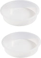 2pcs Plastic Round Bird Feeders Bowls, Wild Birds Seed Feeder Tray Bird Bath by Unknown