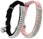CHUKCHI Soft Velvet Safe Cat Adjustable Collar Bling Diamante by CHUKCHI