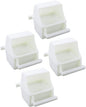 Lot of 4 Bird Cage White Plastic Seed Water Feeder Cups by Mcage