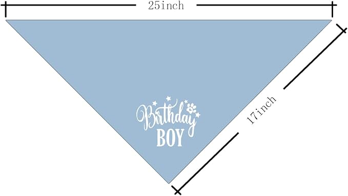 Happy Birthday Dog Bandana for Small Medium Large Dogs - Image 2