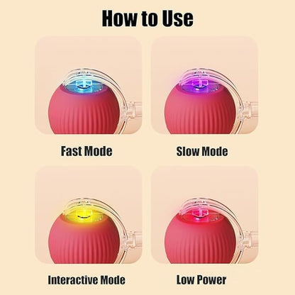 2024 New Electric Dog Ball Toy for Cat, 360° Smart Automatic Interactive - Image 3