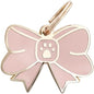 Two Tails Bow Pet ID Tag, Personalized Dog Name Tag by TwoTailsPetCompany