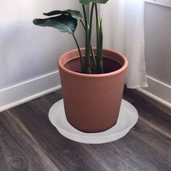 2 Pack of 12 inch Plant Saucer, 1.7" Depth Tray, Large Deep Garden Plastic - Image 4