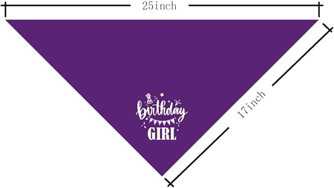 Birthday Girl Dog Bandana - Image 4