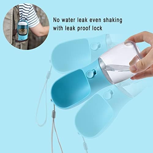 Dog Water Bottle with Food Container, Travel Puppy Water Bowl, Portable Pet - Image 7