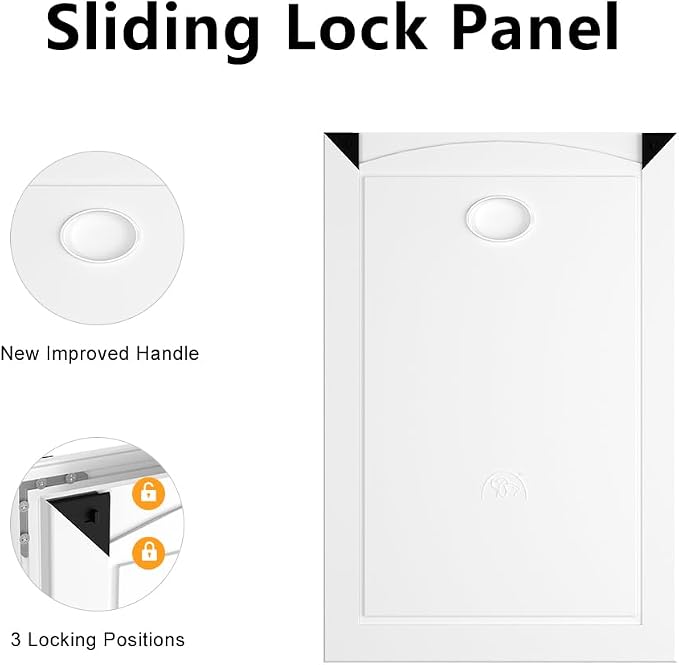 Aluminum Large Dog Door for Extreme Weather, Doggie Door - Image 3