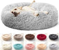 Original Calming Donut Dog and Cat Bed in Shag Fur, Dog Beds by Unknown