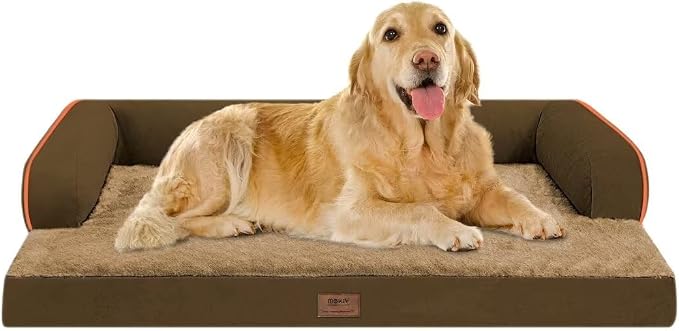 Large Dog Bed Orthopedic Washable: Extra Brown XL XLarge Big Dog Bed - Image 8