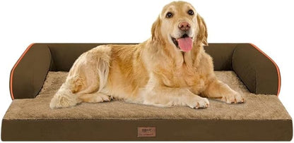 Large Dog Bed Orthopedic Washable: Extra Brown XL XLarge Big Dog Bed - Image 8