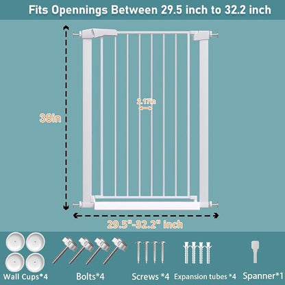 Fairy Baby 38" Extra Tall Baby Gate - Image 2