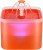 Cat Water Fountain Orange Cute: Waterfall Cat Fountain - 67oz/2L Quiet Water by AONBOYPETLIFE