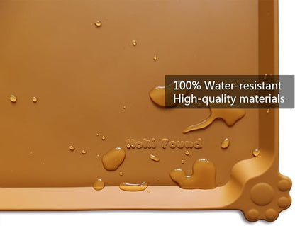 Hoki Found Large Silicone Pet Food Mats Tray - Image 3