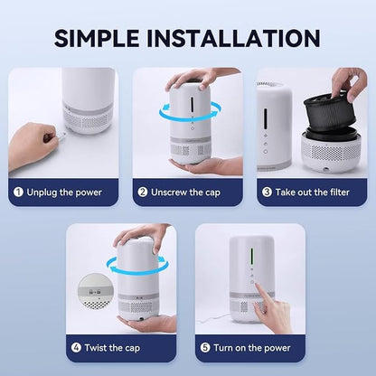 Air Purifiers for Home, H13 HEPA Small Air Purifier for Room up to 960ft² - Image 8