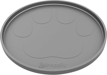 Dog Food Mat Round 10" by PETHAPPILY