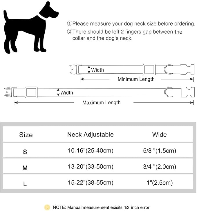 PET ARTIST Dog Collar for Large Dogs, Soft Padded Premium Nylon Dog Collar - Image 6