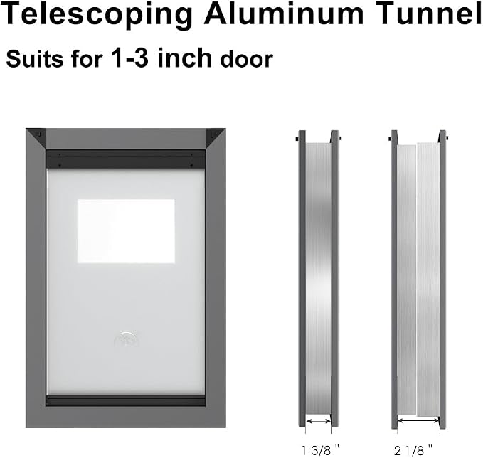Rescumascer Medium Dog Door for Door, Doggie Door - Image 5