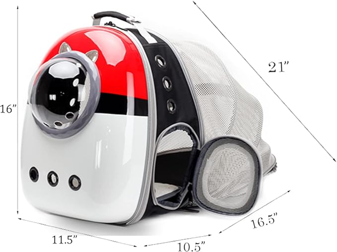 Back Expandable Cat Carrier Backpack, Backpack - Image 2