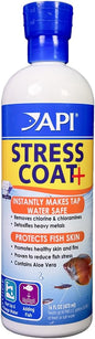 API STRESS COAT Aquarium Water Conditioner 16-Ounce Bottle by API