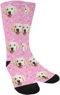 MyPupSocks Custom Personalized Photo Pet Face Socks, Cat and Dog Tracks Paws by MyPupSocks
