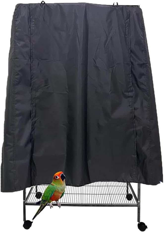 J&C Black 420D Heavy Duty Bird Cage Cover Blackout Sun Light by J%26C