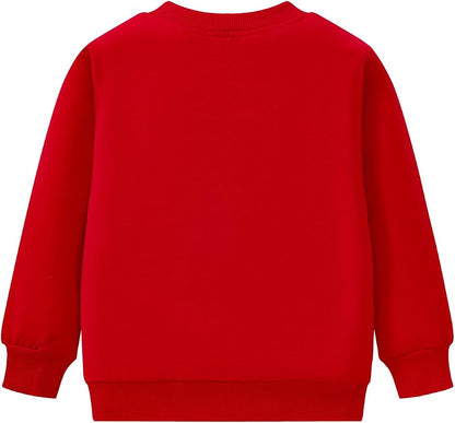 Toddler Baby Girls Cotton Sweater, Long Sleeve Crewneck Sweatshirt Pullover - Image 7